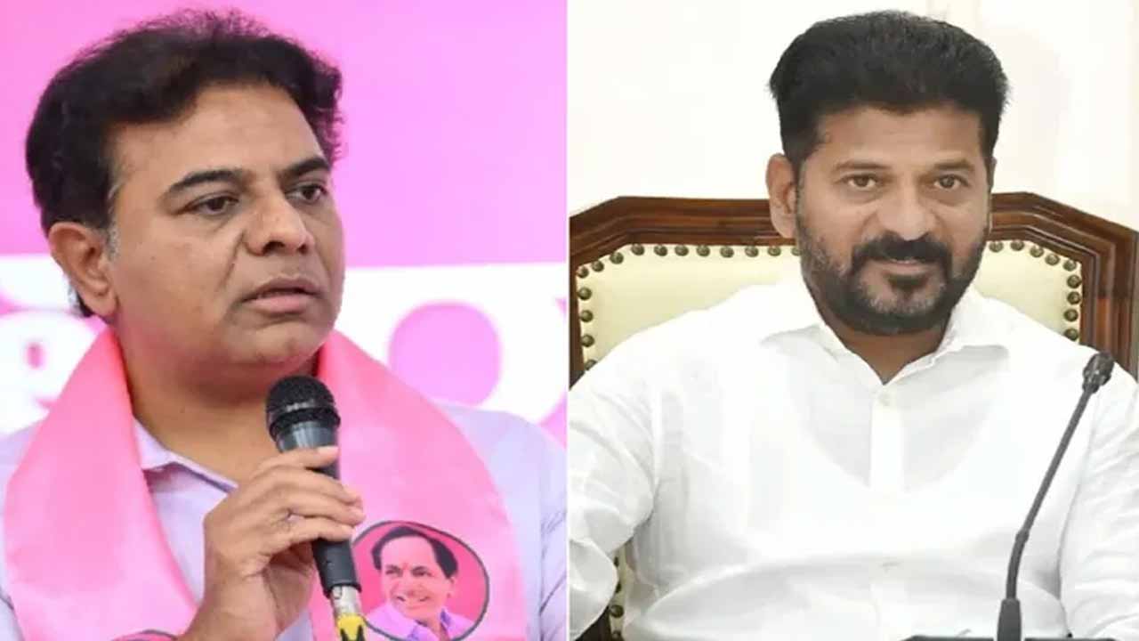 KTR Challenges Revanth Reddy to Resign with 10 MLAs