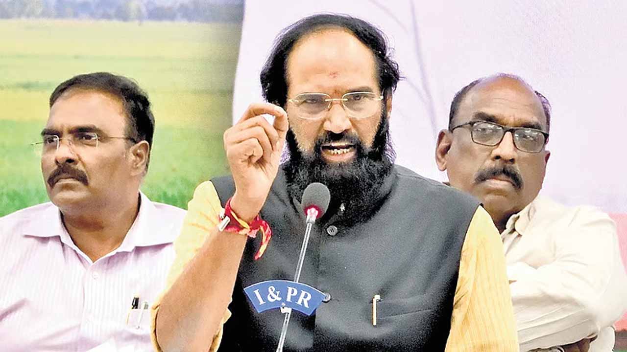 పాలమూరు-రంగారెడ్డి ఎత్తిపోతల పథకం పై జరుగుతున్న ప్రచారానికి తెరదించిన ఉత్తమ్