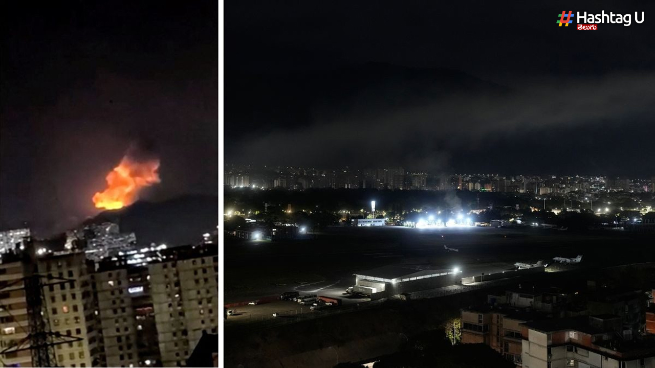 Explosions shake Caracas, capital of Venezuela