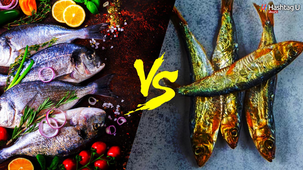 Fresh Fish Vs Dry Fish