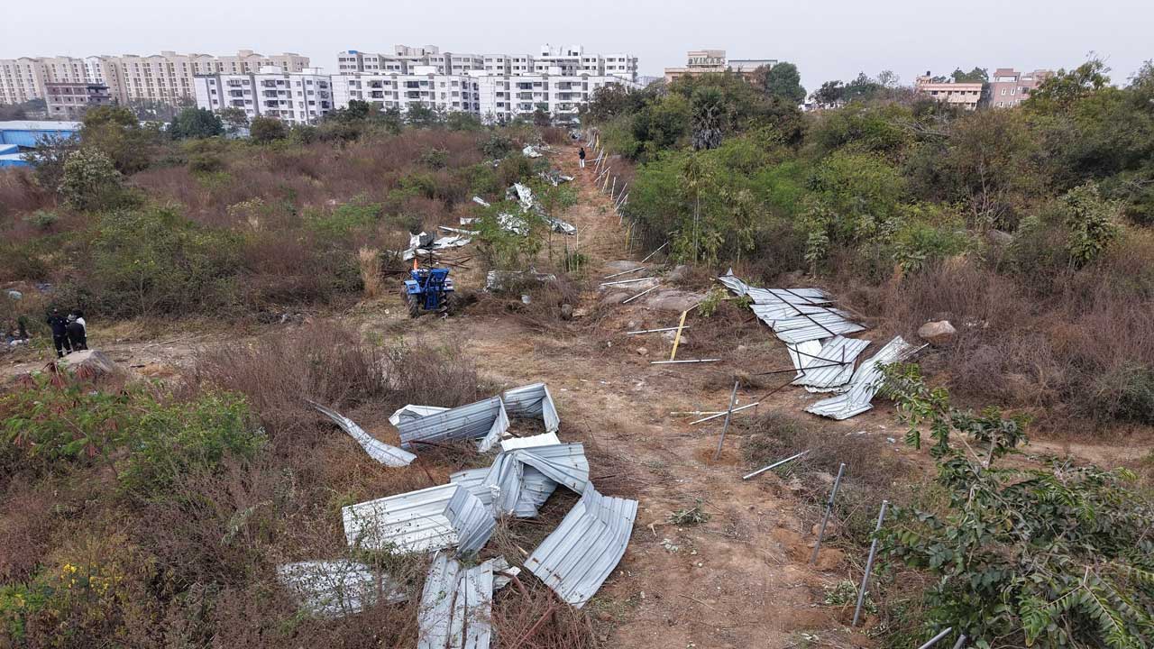 Hydraa Reclaims Govt Land W