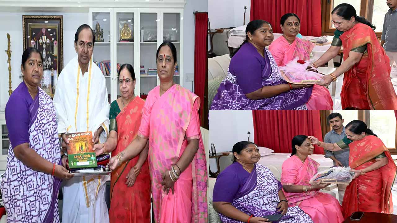 Minister Konda Surekha and Seethakka meets KCR