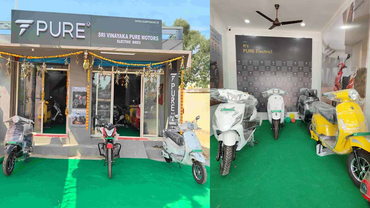PURE EV launches new showroom in Kadapa
