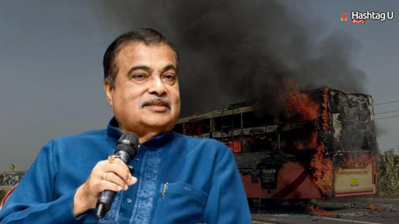 Union Minister Nitin Gadkari sleeper bus