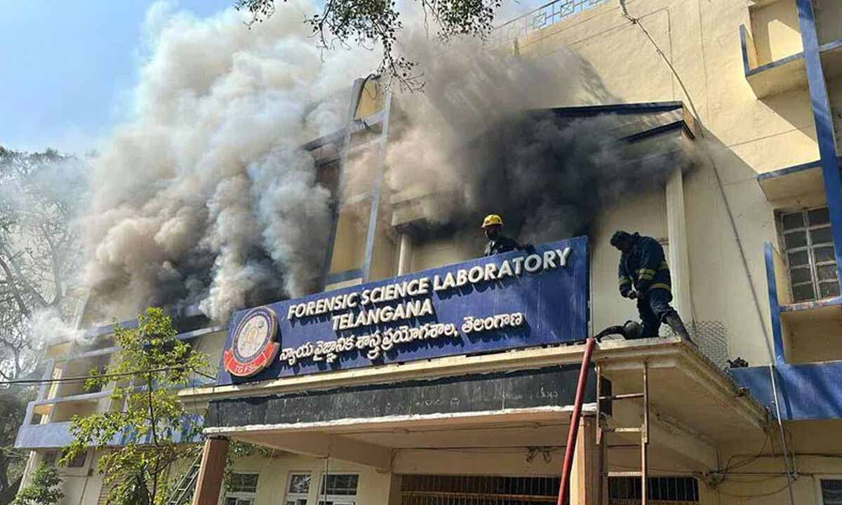 Fire Breaks Out At Hyderaba