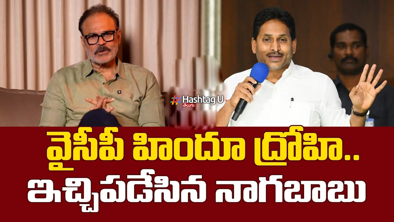 వైఎస్ జగన్ హిందూ ద్రోహి.. జనసేన ఎమ్మెల్సీ నాగబాబు సంచలన వ్యాఖ్యలు