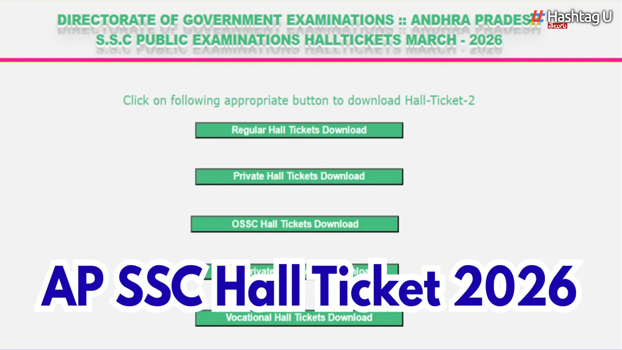 Ap Ssc Hall Tickets