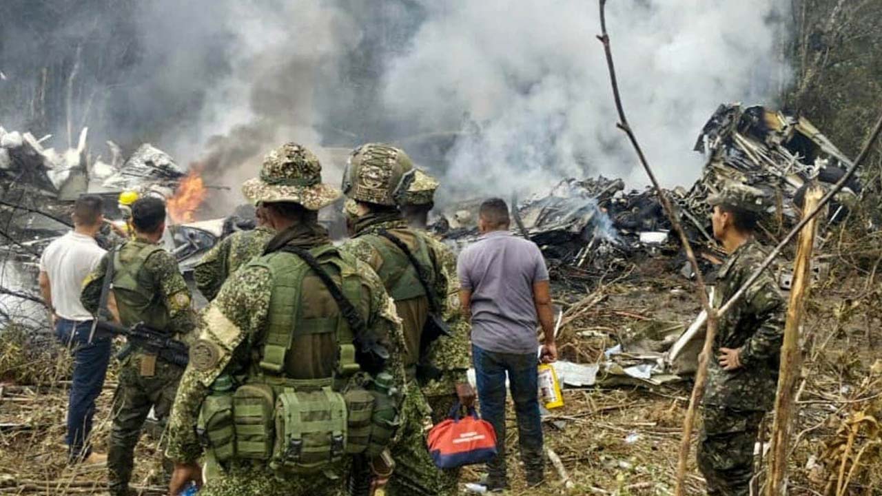 Colombia Military Plane Crash : కొలంబియా విమాన ప్రమాదం.. 34 మంది మృతి!