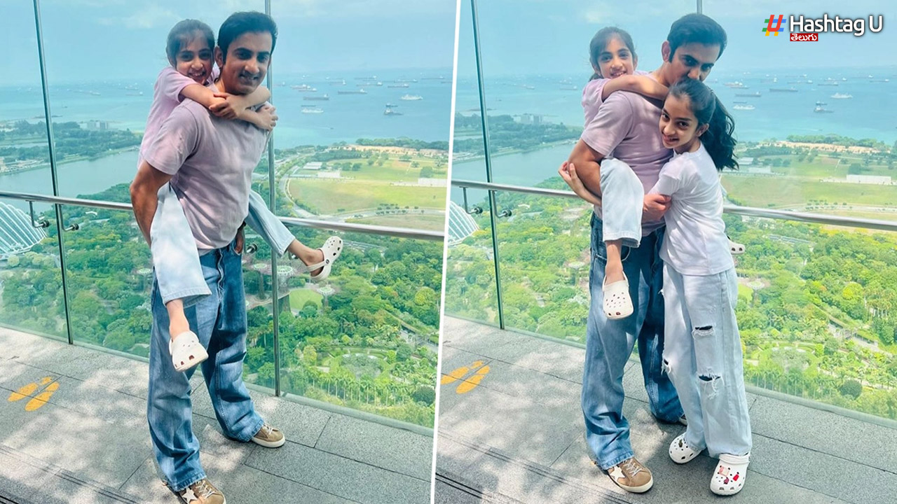 Gautam Gambhir enjoys family time in Singapore