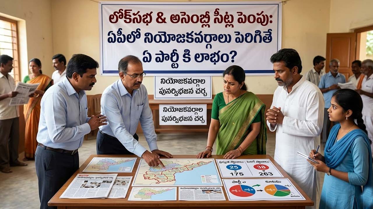 Seat Increase in Lok Sabha & Assemblies : ఏపీలో నియోజకవర్గాలు పెరిగితే ఏ పార్టీ కి లాభం ?