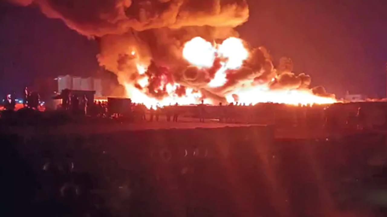 Massive Fire Breaks Out On 