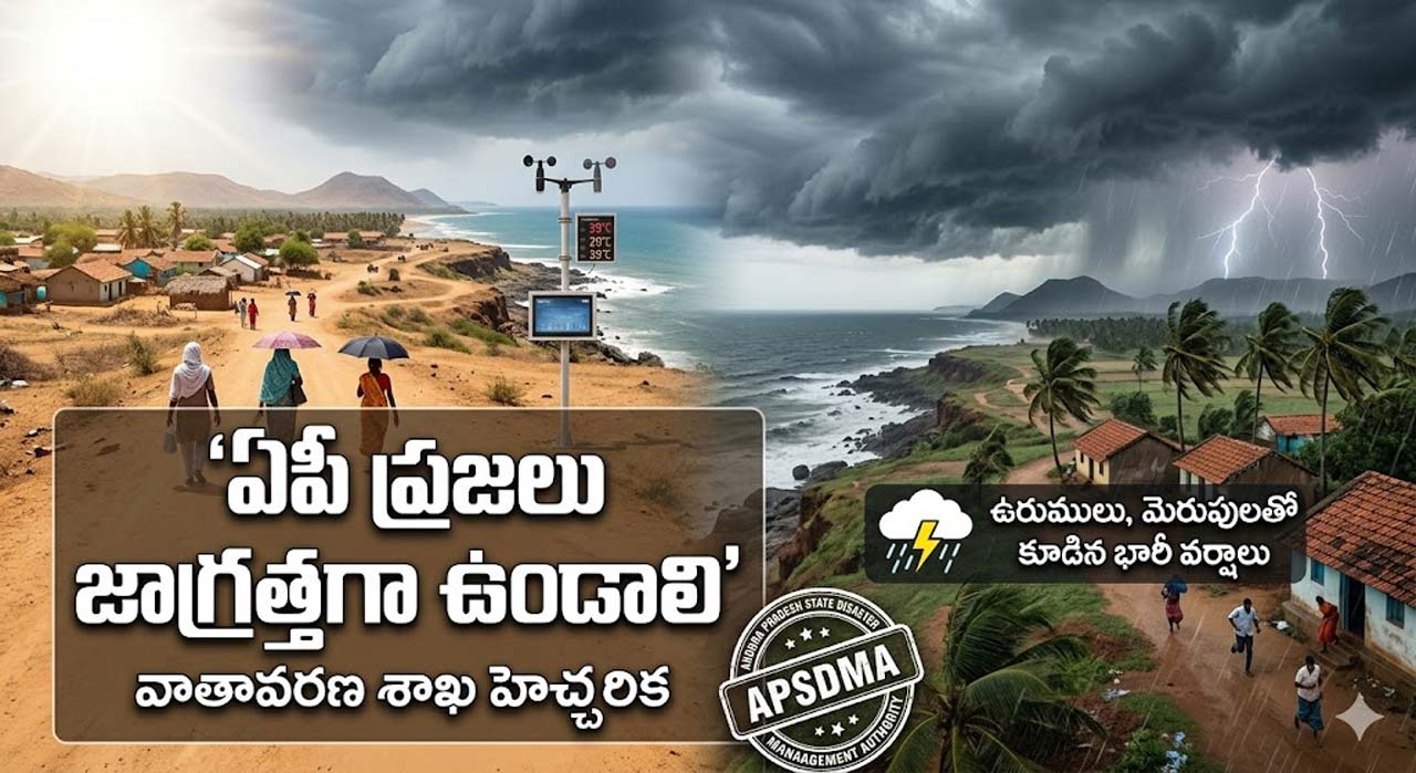 Weather Updates : ఏపీ ప్రజలు జాగ్రత్తగా ఉండాలి – వాతావరణ శాఖ హెచ్చరిక