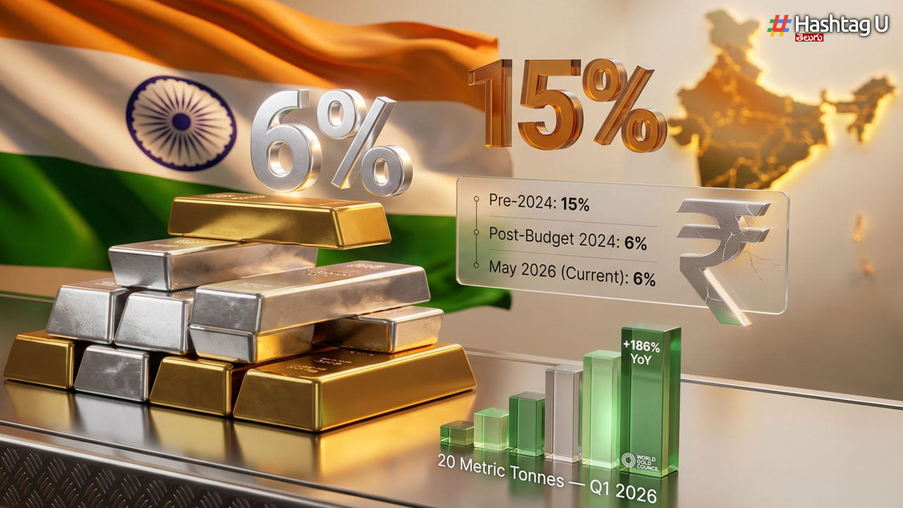 Gold Imports: బంగారం,వెండి పై సుంకాలు రెట్టింపు చేసిన కేంద్రం…