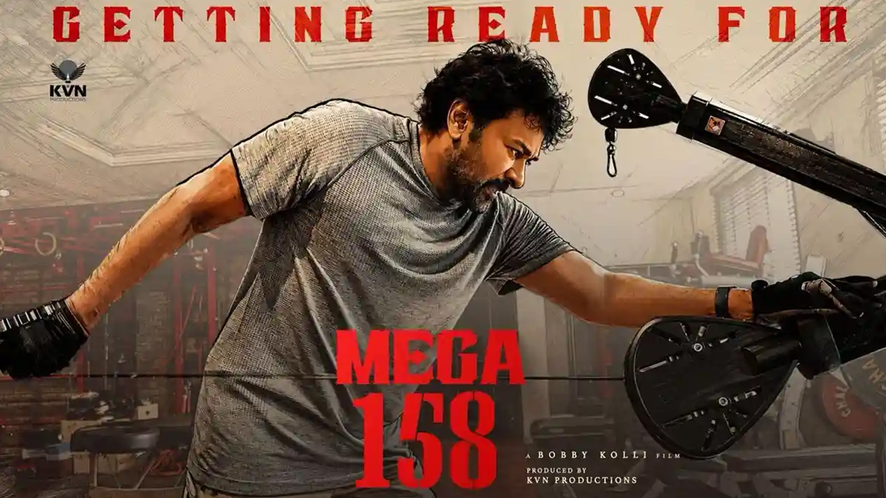Megastar Chiranjeevi's 158th film begins.