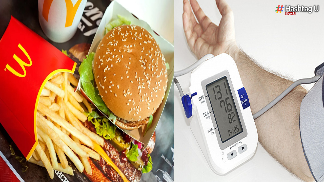 Do you eat fast food? Be careful—experts warn that there is a risk of developing high blood pressure.