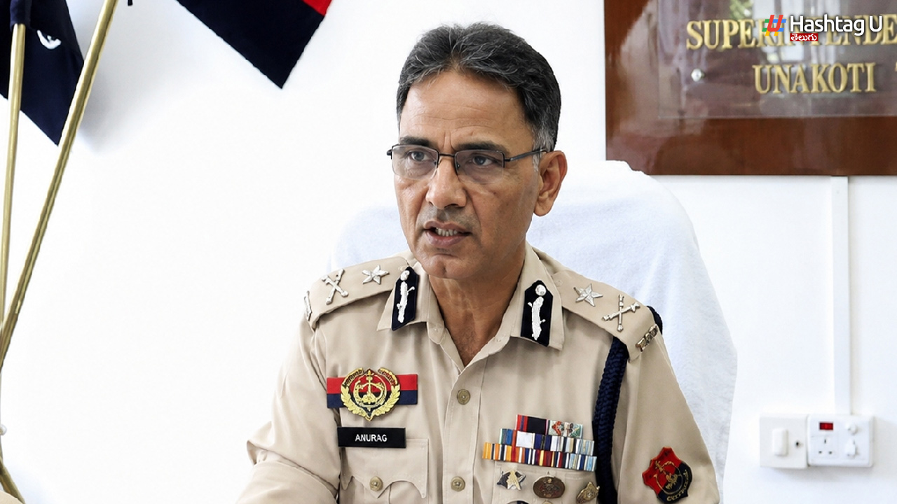 Tripura DGP Anurag Dhankar passes away at police headquarters.